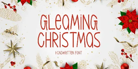 Gleaming Christmas font