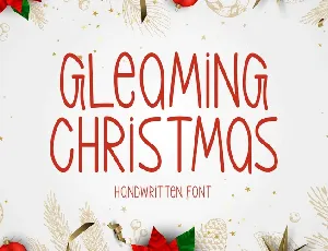 Gleaming Christmas font