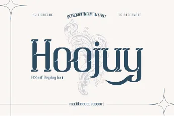 Hoojuy font