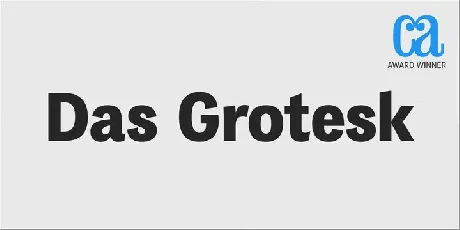 PF Das Grotesk Pro Family font