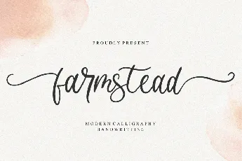 Farmstead font