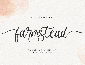 Farmstead font