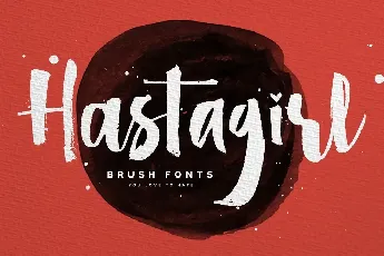 Hastagirl font