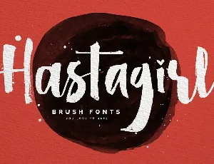 Hastagirl font