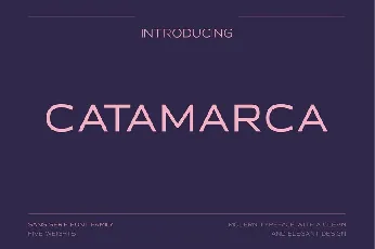 Catamarca Family font