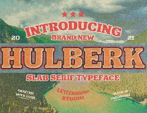 Hulberk font