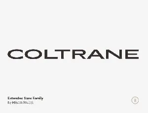 Coltrane Family Free font