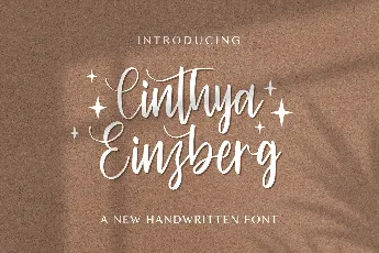 Cinthya Einzberg font