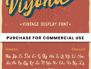 Viyona - Personal Use font