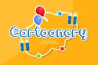 Cartoonery Demo font