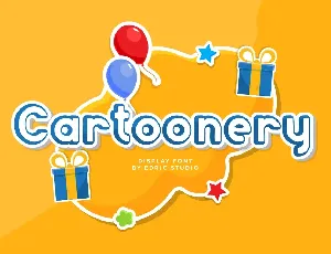 Cartoonery Demo font