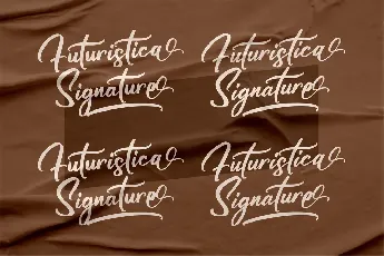 Futuristica Signature font