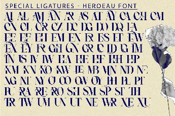 HEROEAU ELEGANT DEMO font