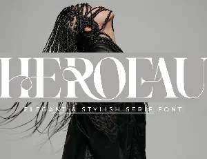 HEROEAU ELEGANT DEMO font