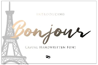 Bonjour font