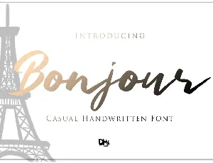 Bonjour font