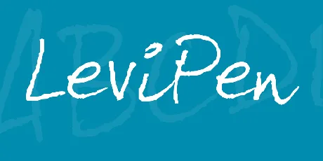 LeviPen font