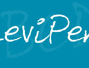 LeviPen font