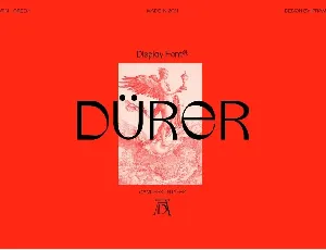 Durer font