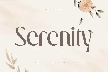 Serenity font