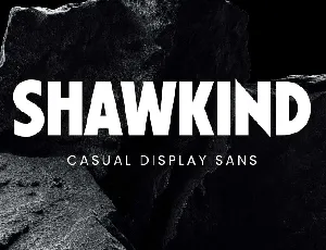 Shawkind font