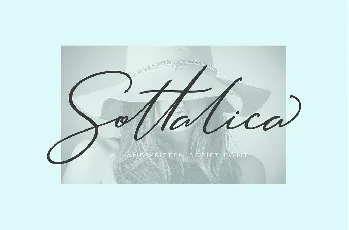 Sottalica Script font