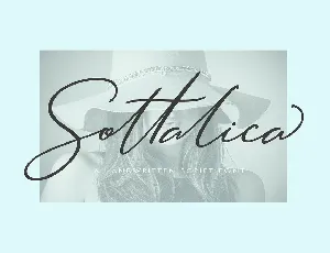 Sottalica Script font