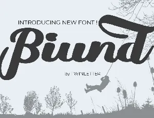 Biund font