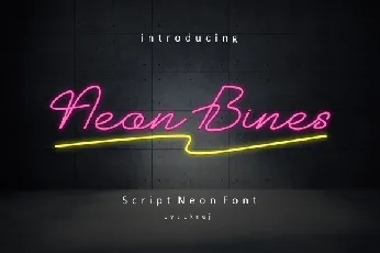 Neon Bines font