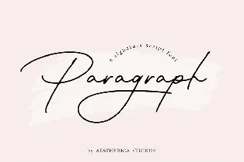 Paragraph font