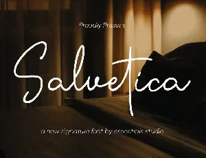 Salvetica font