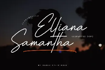 Elliana Samantha font