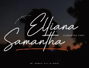 Elliana Samantha font