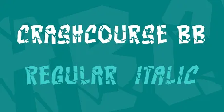 Crashcourse BB font