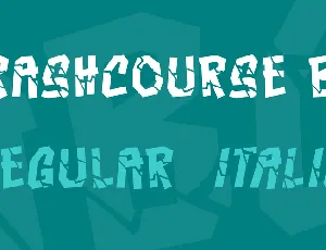 Crashcourse BB font