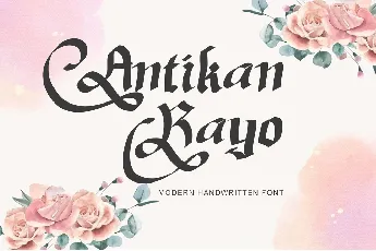 Antikan Rayo Demo font