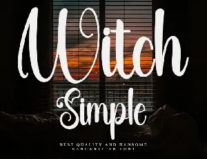 Simple Witch font