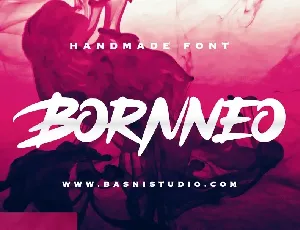 Bornneo font