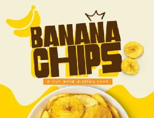 Banana Chips font