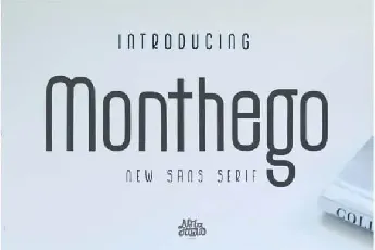 The Monthego Sans Serif font