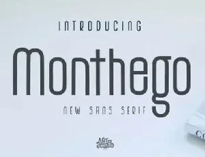 The Monthego Sans Serif font