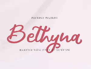 Bethyna font