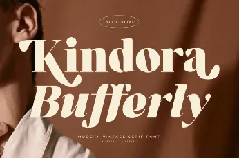 Kindora Bufferly font