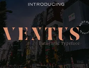 Ventus Typeface font