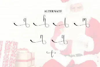 Santa Peaceful Script font