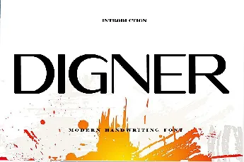 Digner font