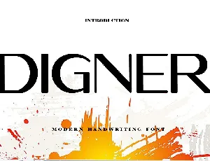 Digner font