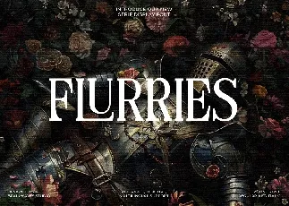 Flurries font