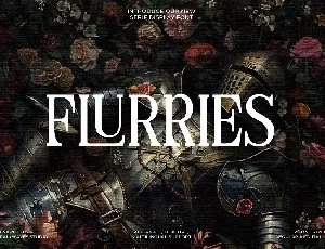 Flurries font