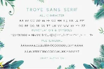 Troye font